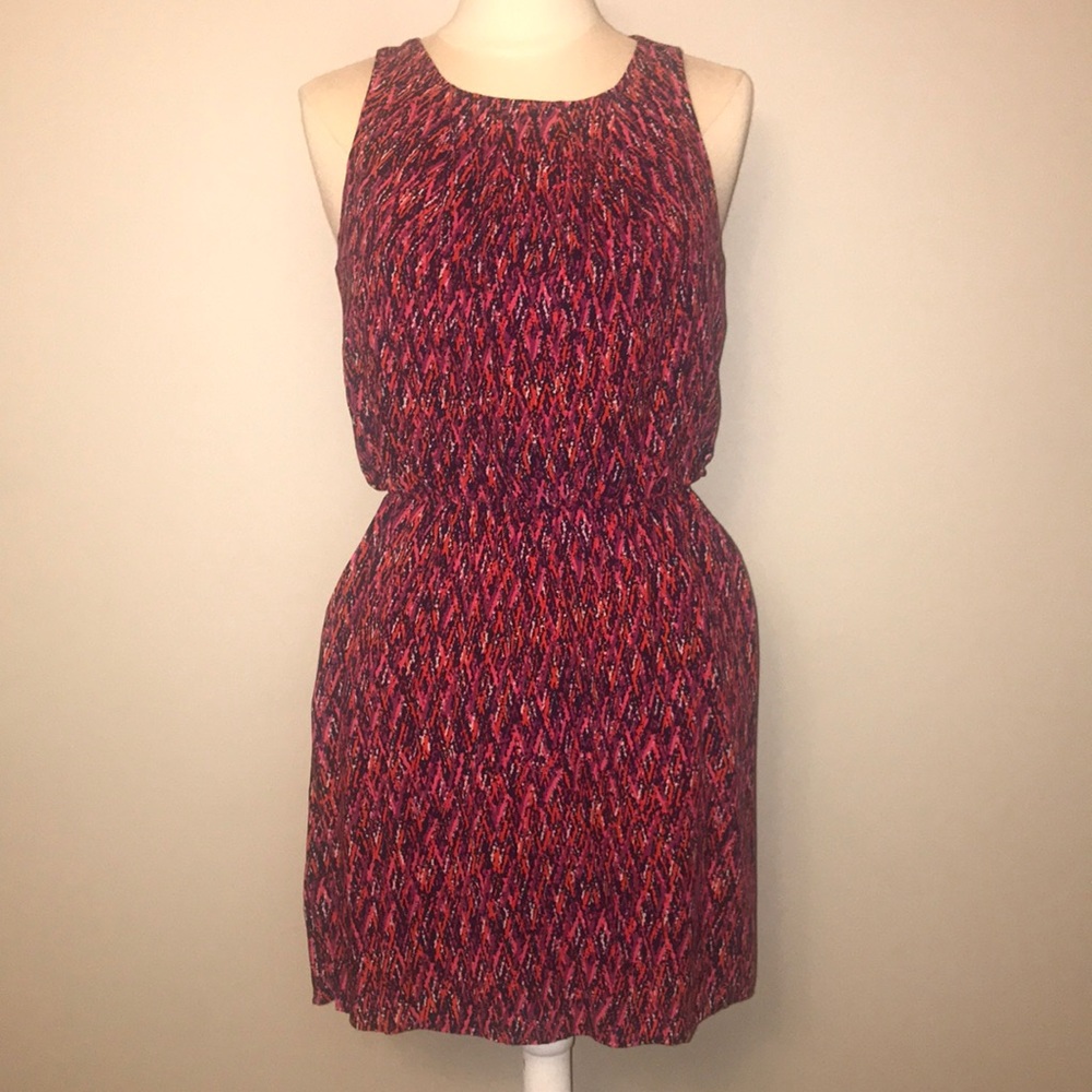 Pink Print Dress